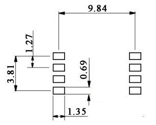 Cảm biến đầu ra tương tự khuếch đại 5V 700kPa Áp suất khí quyển 1